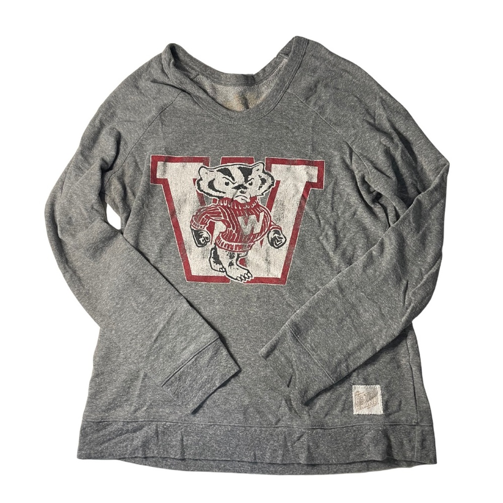 Gray University of Wisconsin Sweatshirt